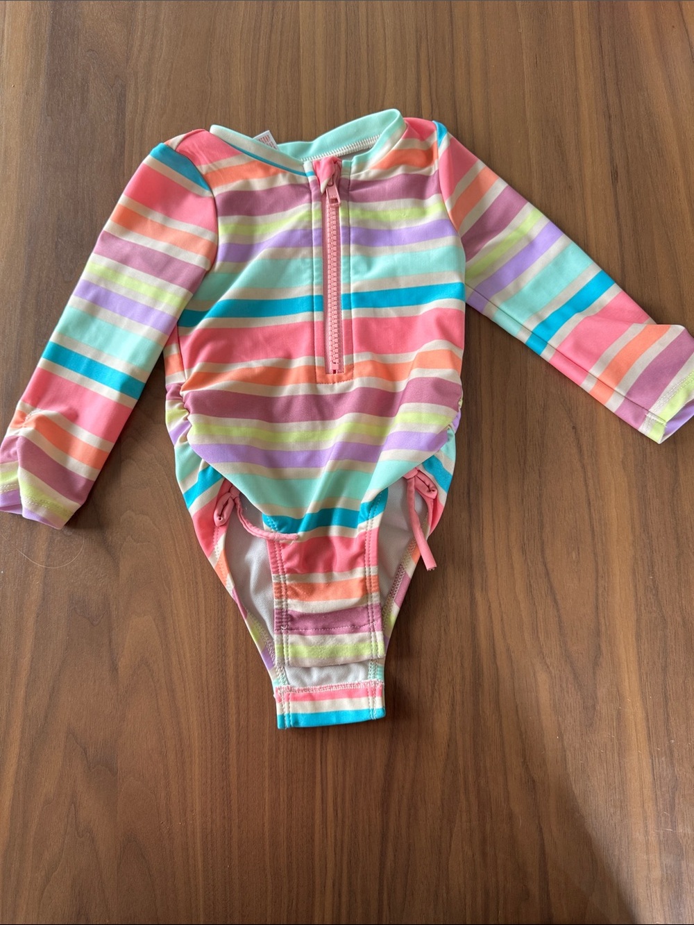 Cat & Jack Rainbow Toddler Swim Rashguard